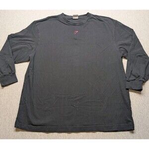 Gymshark Shirt Crewneck Black And Pink Long Sleeve Size XXL Strength Department